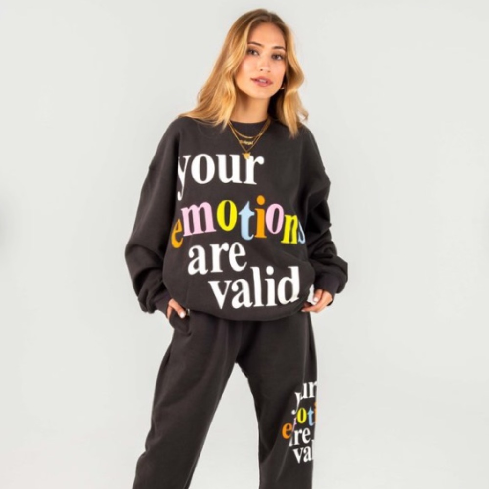 Mayfair Sweatpants (Your Emotions are Valid)  size S/M